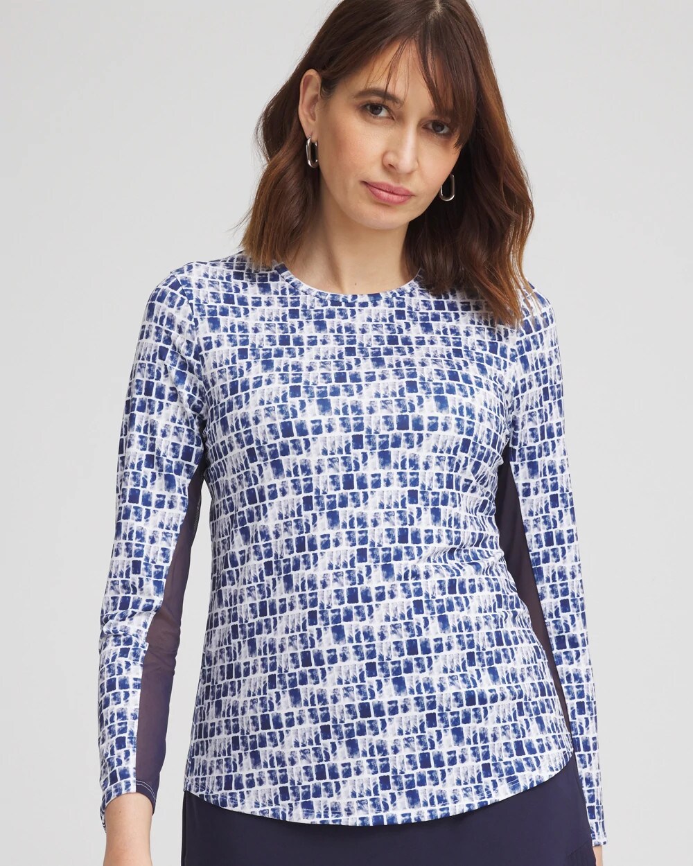 Zenergy® UPF Tile Long Sleeve Top | Chico's